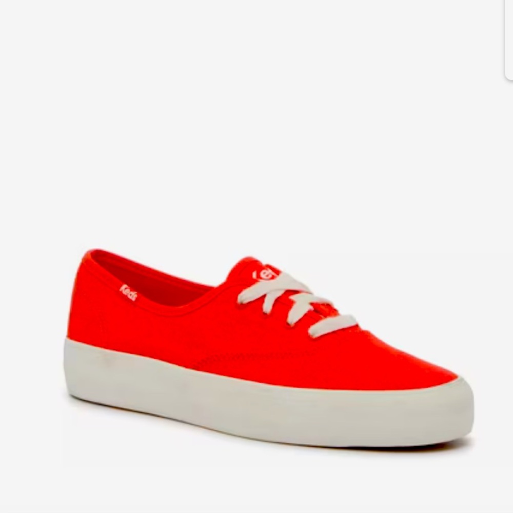Keds Candy Red Canvas Sneakers sz 8.5 - Picture 5 of 5